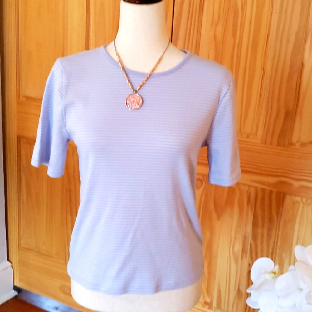 J. Crew Light Blue Perfect Tee Shirt Size L